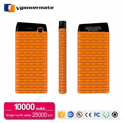 High quality 10000mah travelling pocket tablet universal portable mobile charger power bank